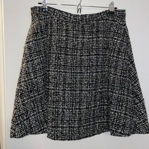 Banana Republic grey womens tweed skirt